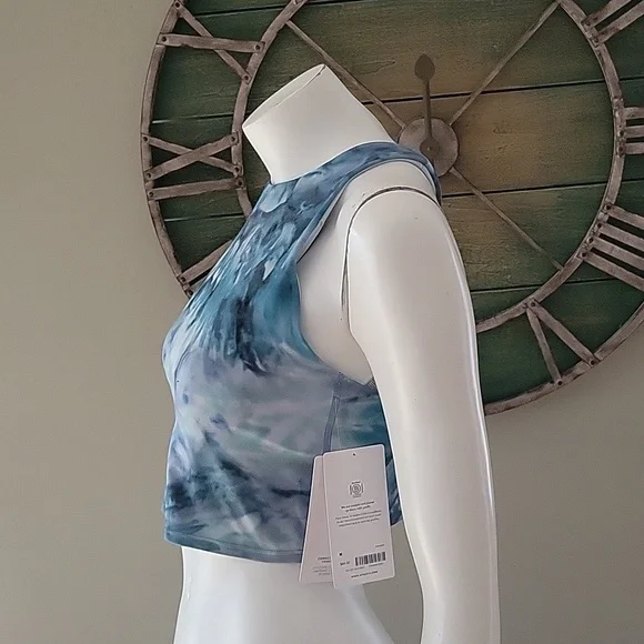 Athleta Conscious Crop A-C Printed Bra - Picture 3 of 14